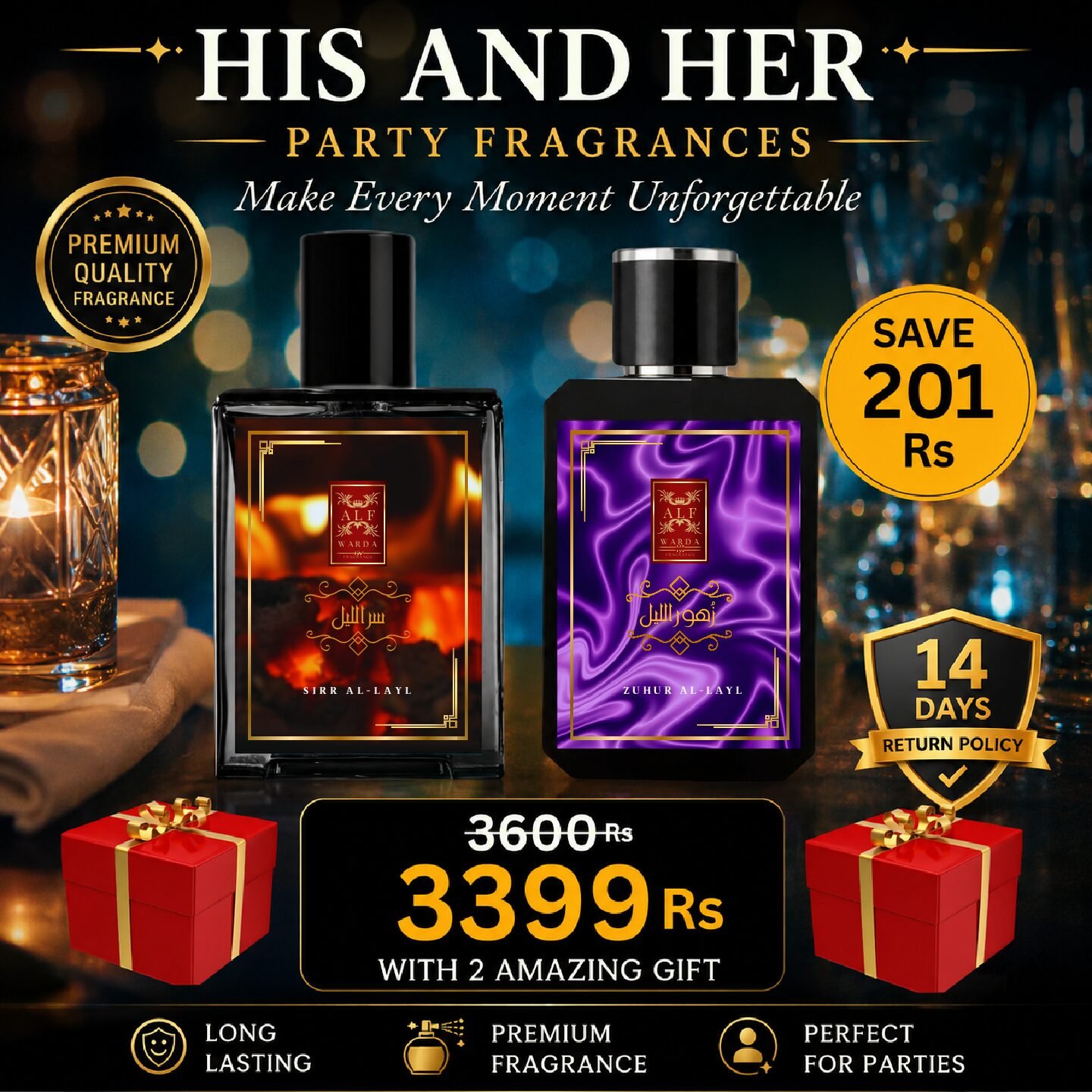 HIS AND HAR PARTY FRAGRANCES DEAL